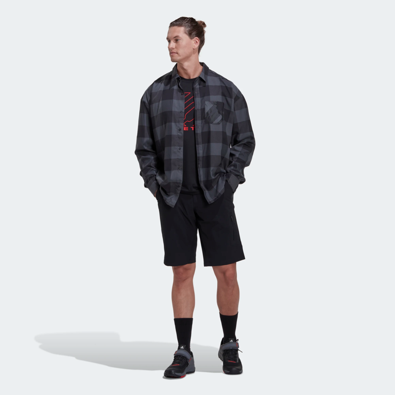 Five Ten Brand of the Brave Flannel LS Shirt Grey Six/Black-1